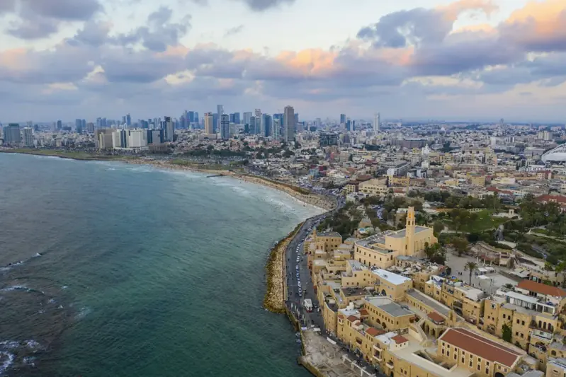 Tel-Aviv-Jaffa et son front de mer vus d’en haut